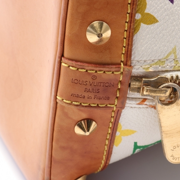 Louis Vuitton Alma Monogram Multicolor Bron White - Picture 3 of 8
